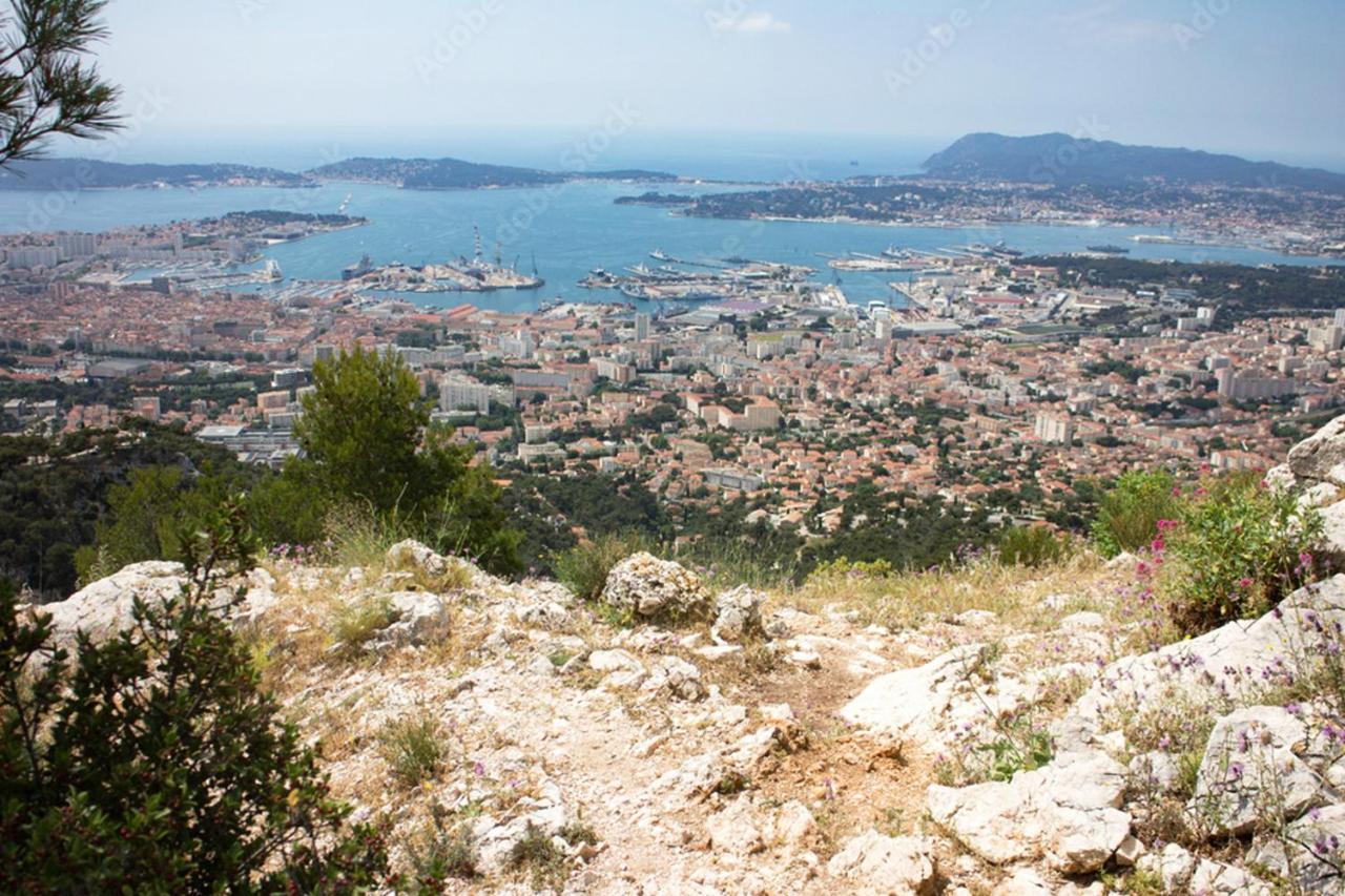Bas De Villa Jardin Plein Sud Proche Mer Clim-Wifi Saint-Mandrier-sur-Mer Bagian luar foto